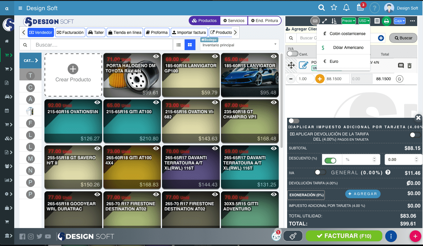Sistema Multi-moneda