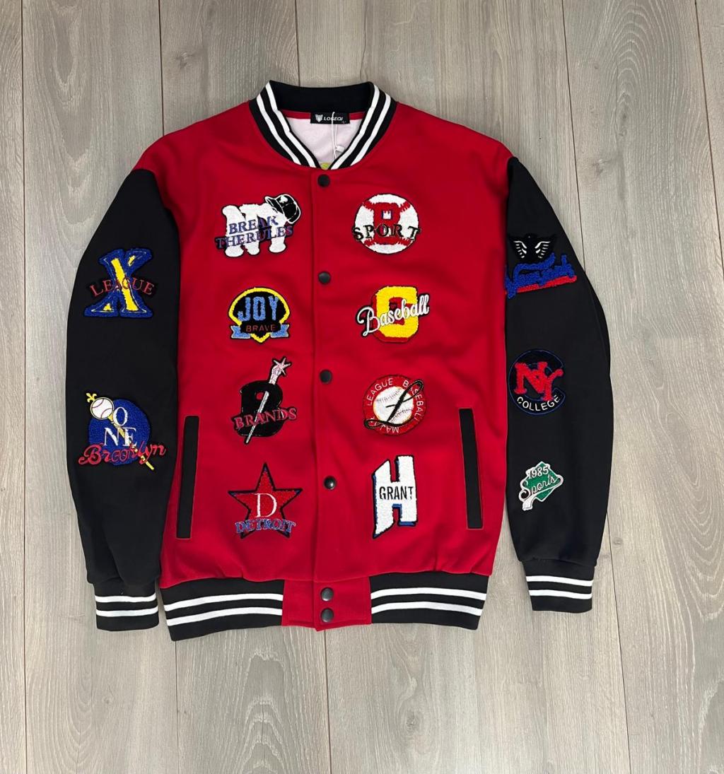 CHAQUETA UNIVERSITARIA ROJA LG6091 - Imagen principal