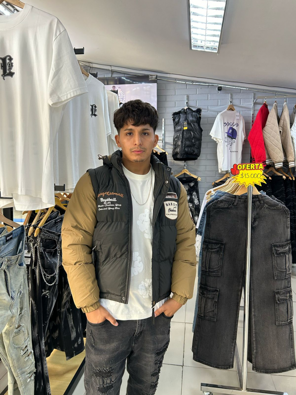 CHAQUETA NEGRA  CAFE LF-3023# - Imagen principal