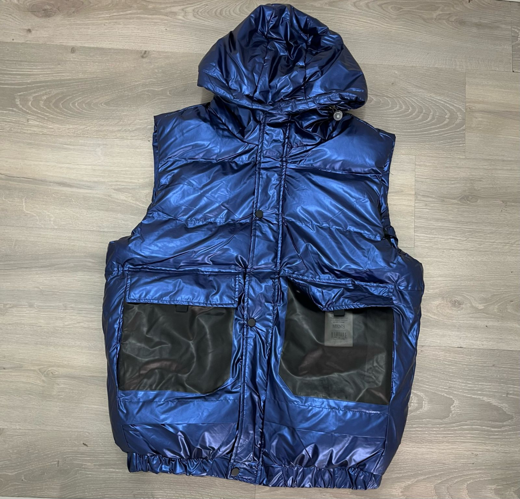 CHAQUETA MANGA CORTA AZUL HUSTLAN  - Imagen principal