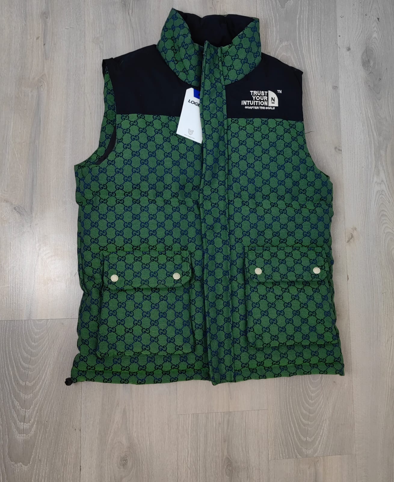 CHAQUETA SIN MANGA  VERDE LG6603 - Imagen principal