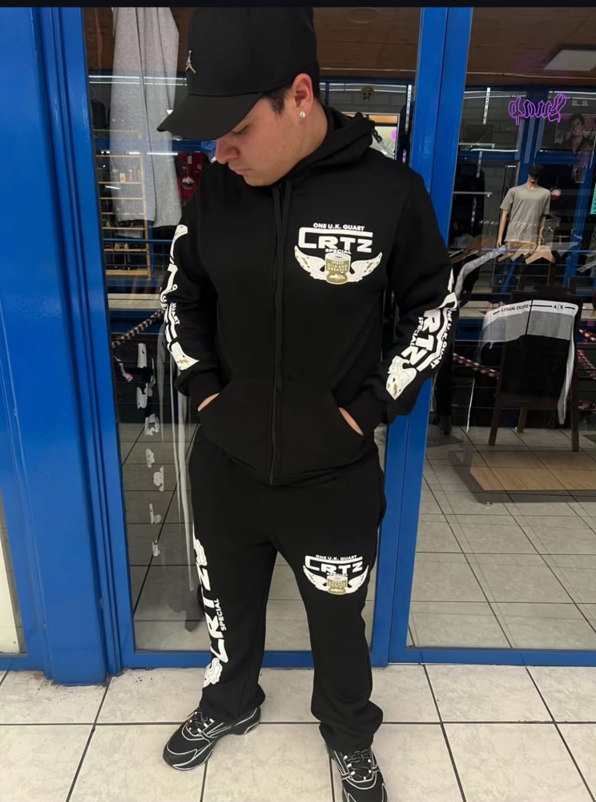 CONJUNTO CORTEIZ NEGRO CIERRE - Imagen principal