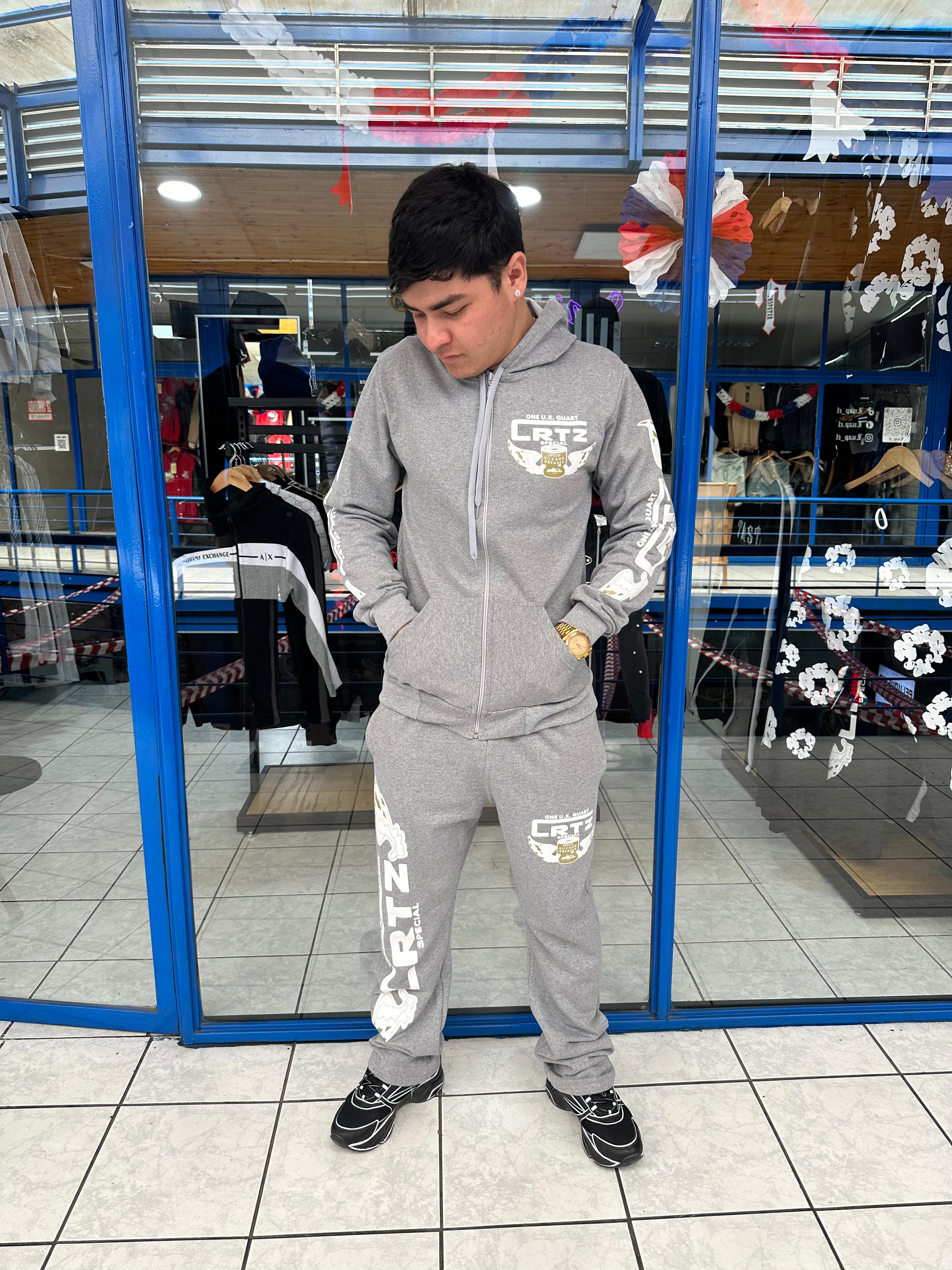 CONJUNTO CORTEIZ GRIS CIERRE - Imagen principal