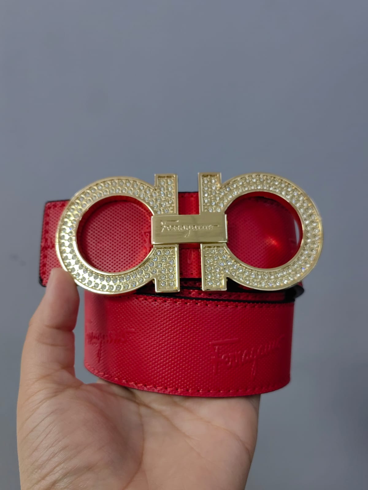 CINTURON FERRAGAMO ROJA  - Imagen principal