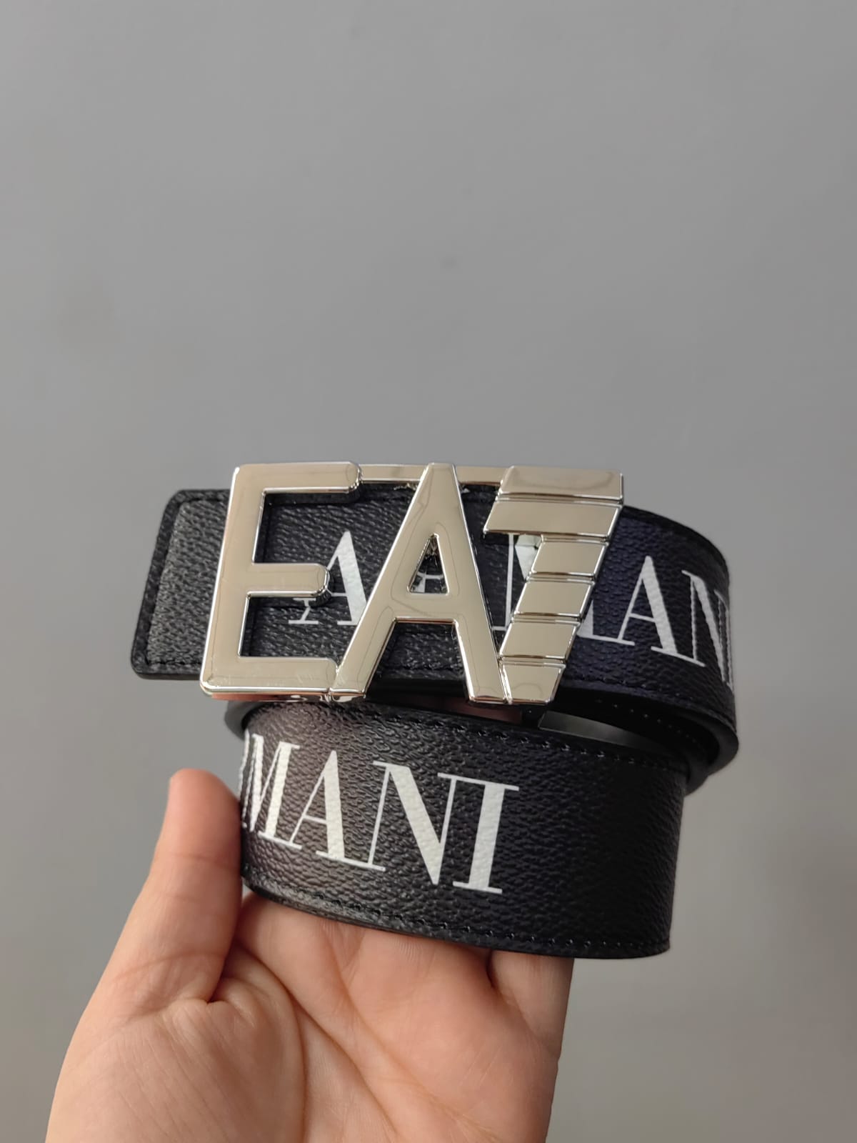 CINTURON EMPORIO ARMANI NEGRA EA7