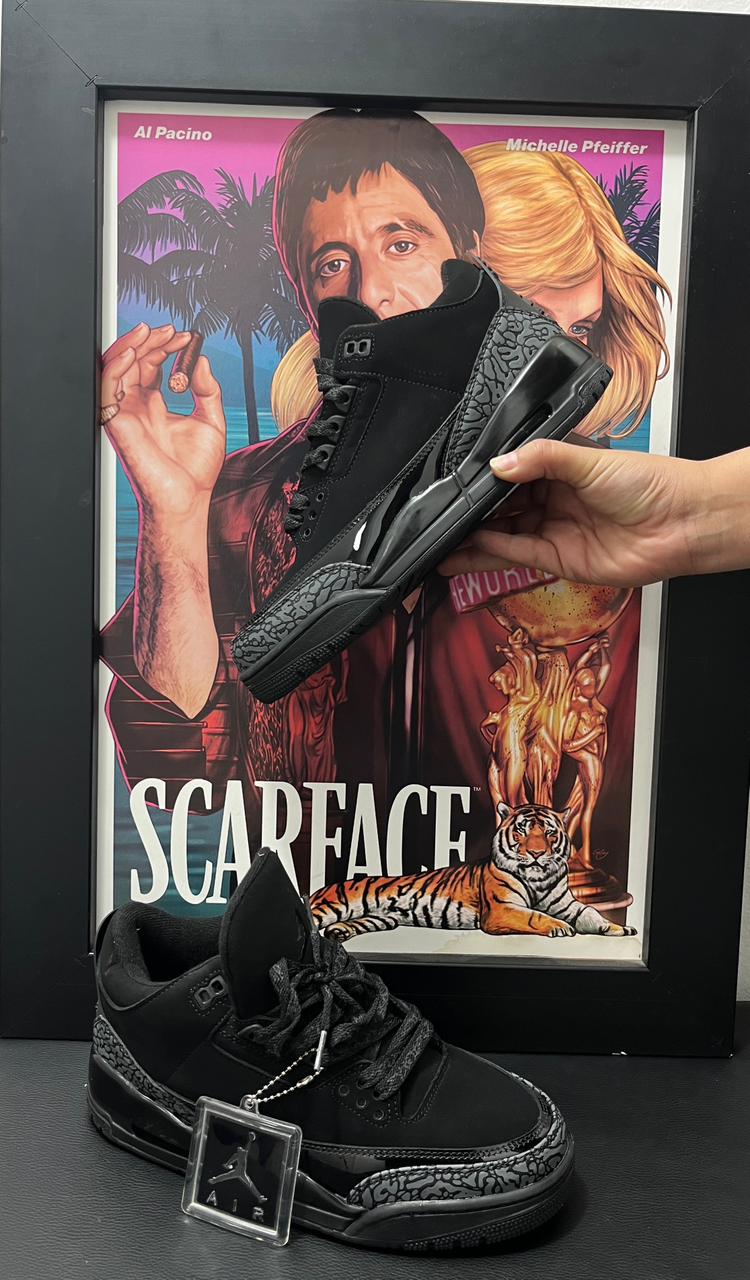 AIR JORDAN RETRO 3 BLACK CAT 