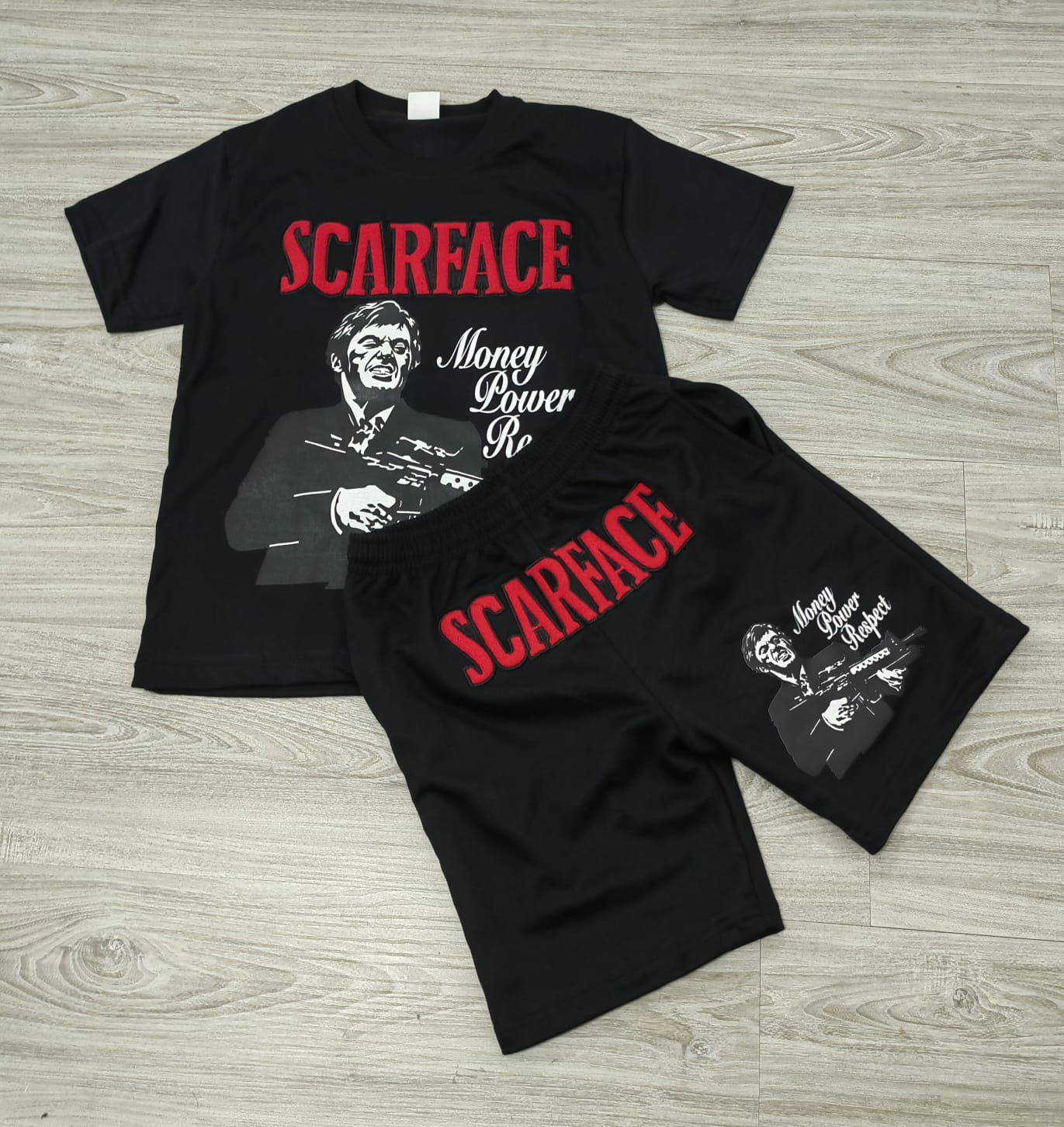CONJUNTO SCARFACE POLERA SHORT NI&Ntilde;O  - Imagen principal