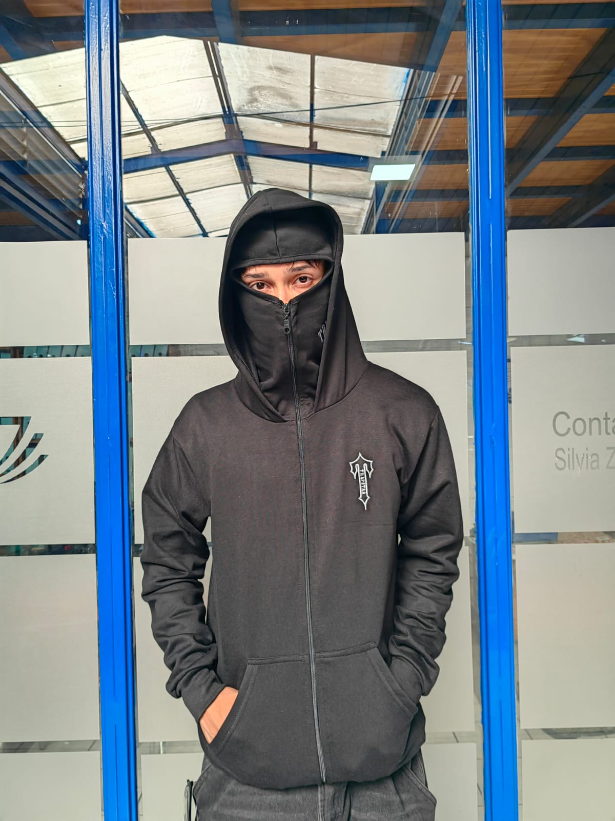 POLERON NEGRO TRAPSTAR BALACLAVA 