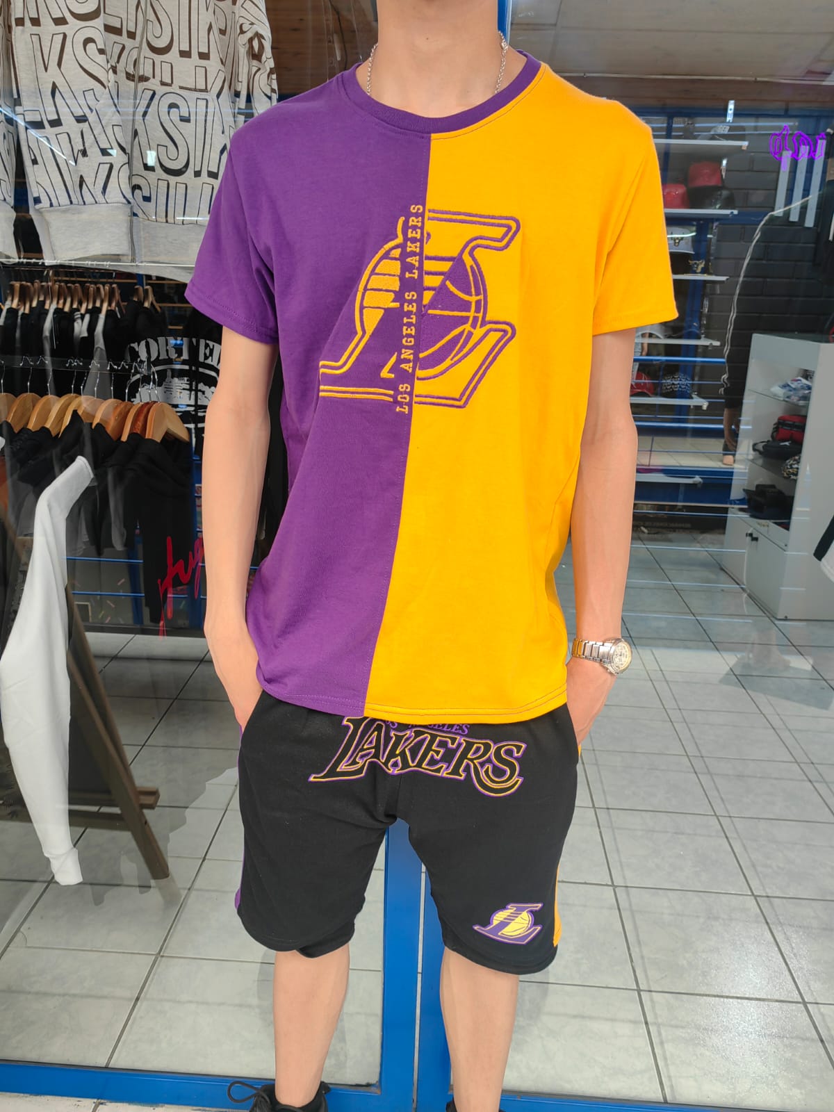 CONJUNTO LAKERS SHORT POLERA  - Imagen principal
