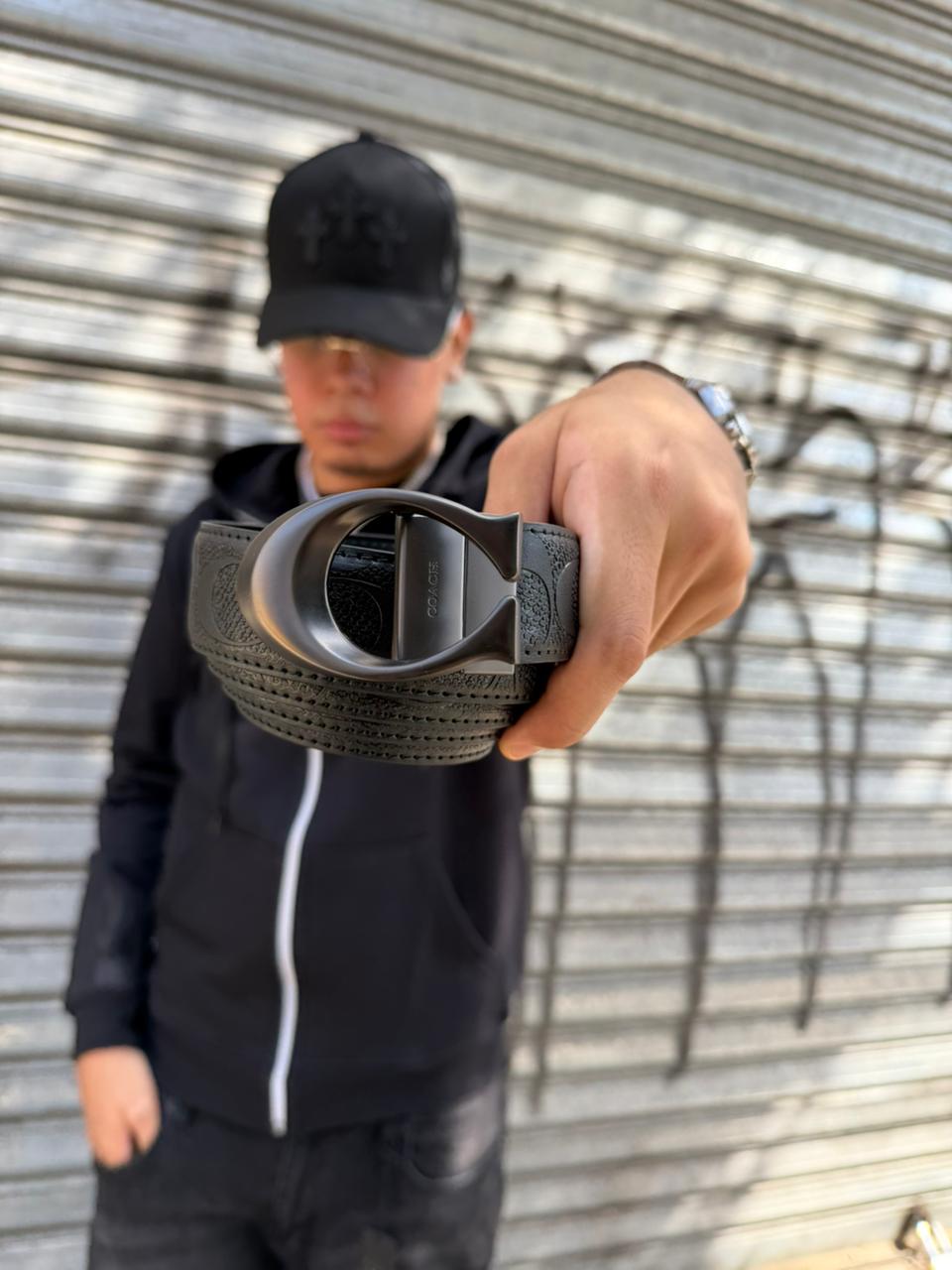 CINTURON COACH NEGRO 