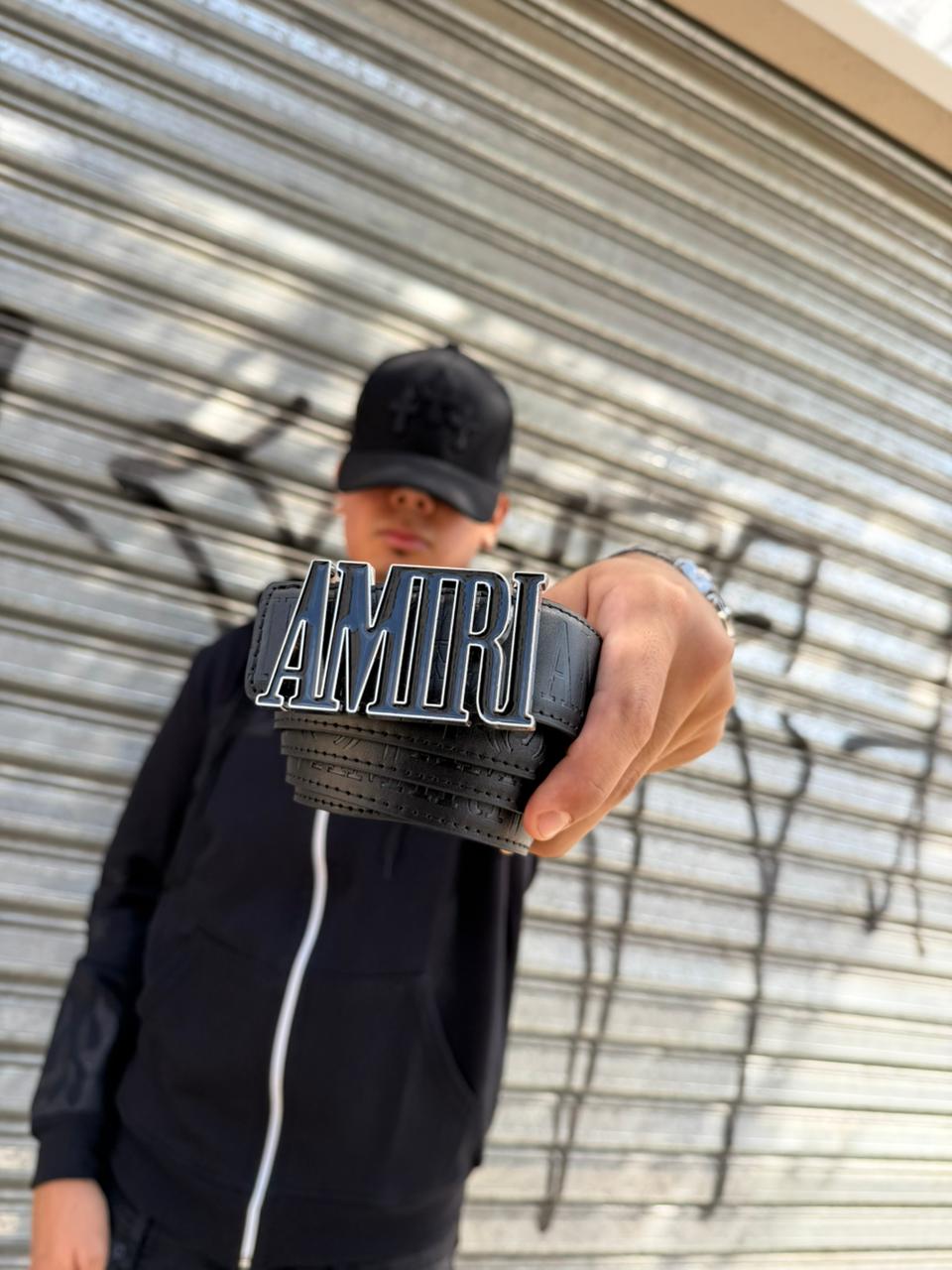 CINTURON AMIRI NEGRO  - Imagen principal